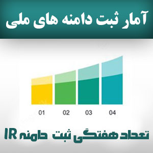 آمار و تعداد دامنه های ثبت شده ملی ایران .ir به تفکیک ماه و سال
